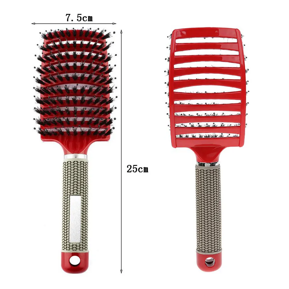 2Pcs Hair Comb Anti Klit Haarborstel Scalp Massage Comb Nylon Women Detangle Hair Brush for Salon Hairdressing Styling Tools 1
