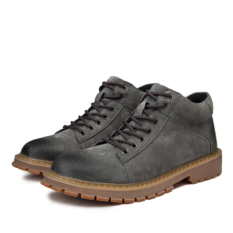 Mazefeng/Новые мужские кожаные ботинки; модные осенне-зимние Брендовые ботильоны; мужская обувь на шнуровке; повседневная обувь; Прямая поставка