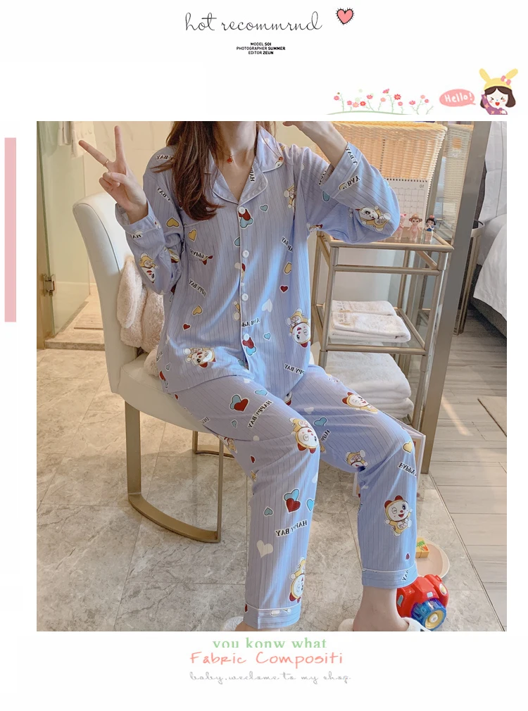 Silka Surplus, женская пижама, набор, весна, новинка, Пижама для женщин, пижама с длинным рукавом, милая одежда для сна, домашняя одежда, женские пижамы