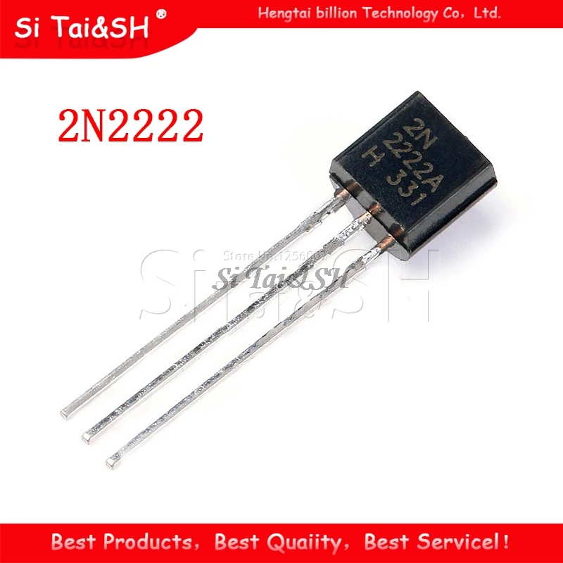 100 шт. 2N2222 2N2222A TO-92 TO92 транзистор новый и оригинальный IC | Электронные компоненты