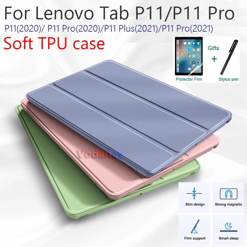 Custodia Intelligente Per Lenovo P11 Pro Tb-J716F 11.5 Pollici P11 Pro Tb-J706F Supporto Tablet Cover Per Lenovo Tab P11 Tb-J606F P11 Plus J607F