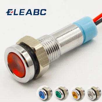 LED 표시등 신호 램프, 6mm, 6V, 12V, 24V, 220V
