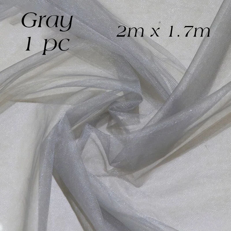 gray tulle 36 ''Тюль конфетти воздушные шары одежда для свадьбы, дня рождения украшения для взрослых прозрачный тюль BOBO Свадебные Воздушные шары Пол раскрыть Вечерние - Цвет: gray tulle