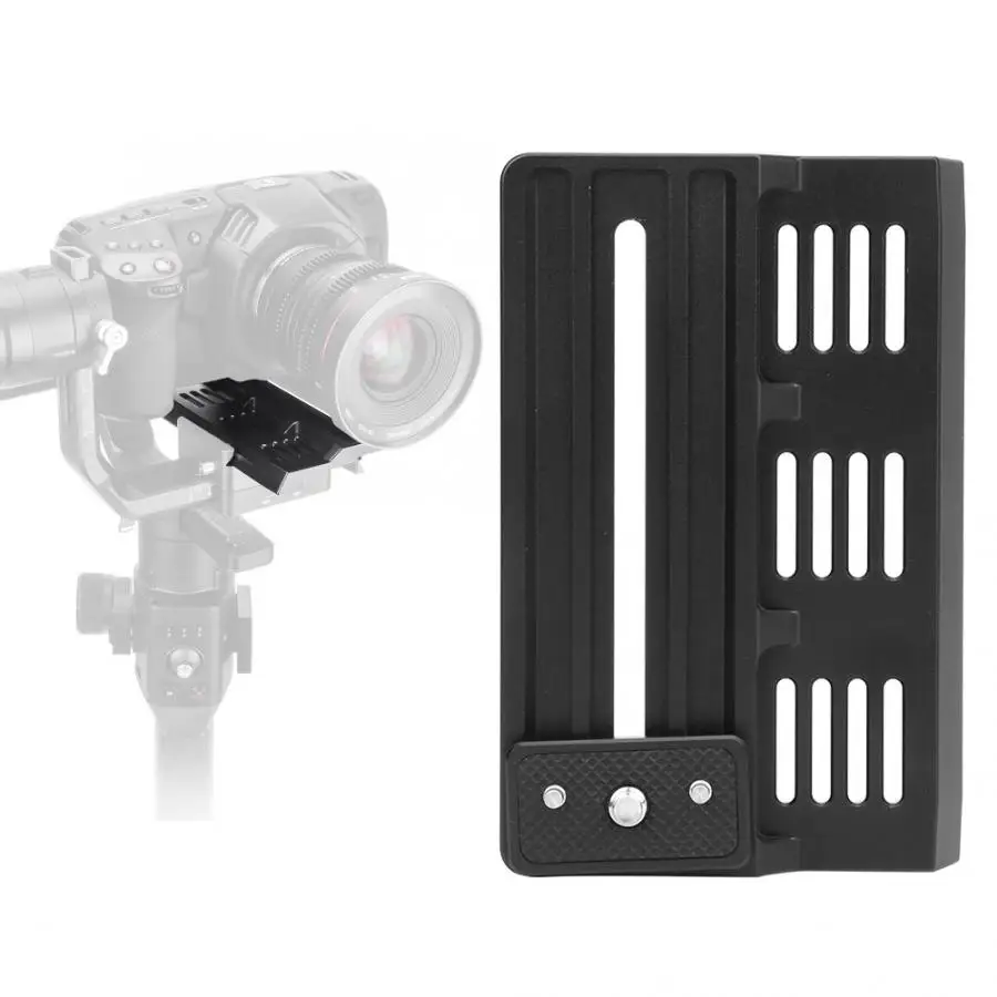 Офсетная плата для камеры DJI Ronin S стабилизатор подходит для BMPCC 4K камеры Быстрая Монтажная пластина для видеосъемки VLOG
