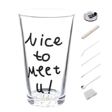 Модный принт, набор термостойких стеклянных чашек, креативная многоцелевая питьевая стеклянная мерная чашка со шкалой, ложка, питьевая утварь