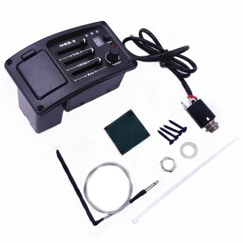 

Acoustic Guitar Pickup MEQ-3 Preamp Built-In Tuner Volume Control DIY Parts