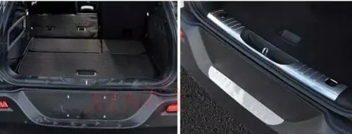 Подходит для Jeep Cherokee 2013- задний внутренний Бампер протектор порога облицовочная панель