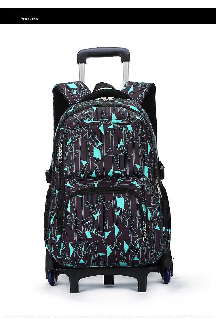 Новые водонепроницаемые школьные сумки для девочек и мальчиков Mochila Escolar Plecak Szkolny рюкзак на колесиках детский школьный ранец
