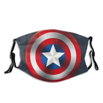 

protective mask with filter American Logo (4) anti dust PM2.5 reuse adult teen child girl