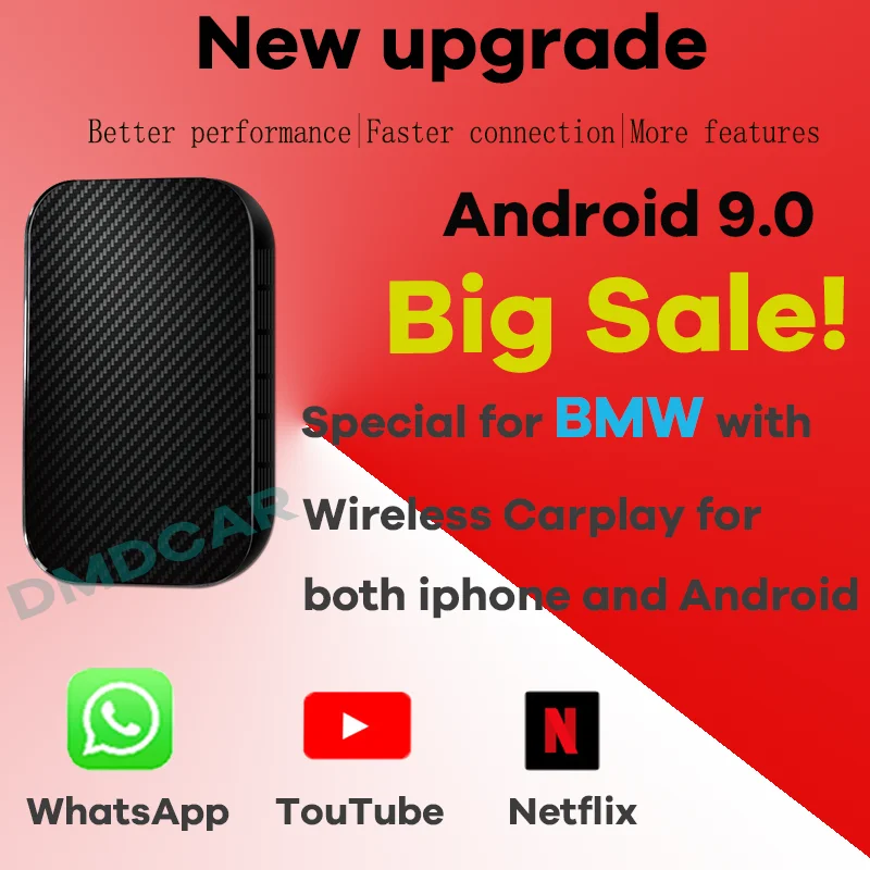 Новый 4 + 32G Android 9.0 система беспроводной CarPlay AI Box Универсальный GPS для BMW F20 F30 I3 I8 G20 G30