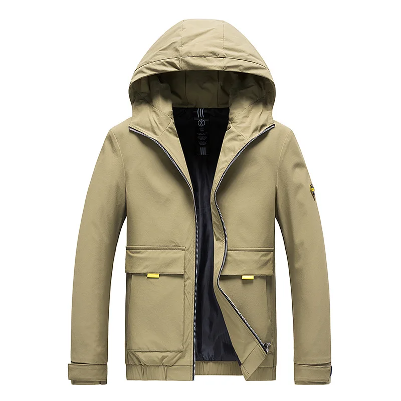 Новые Большие размеры M~ 6XL Демисезонный Для мужчин s Повседневное Толстовка Куртка мужская Для мужчин пальто европейский