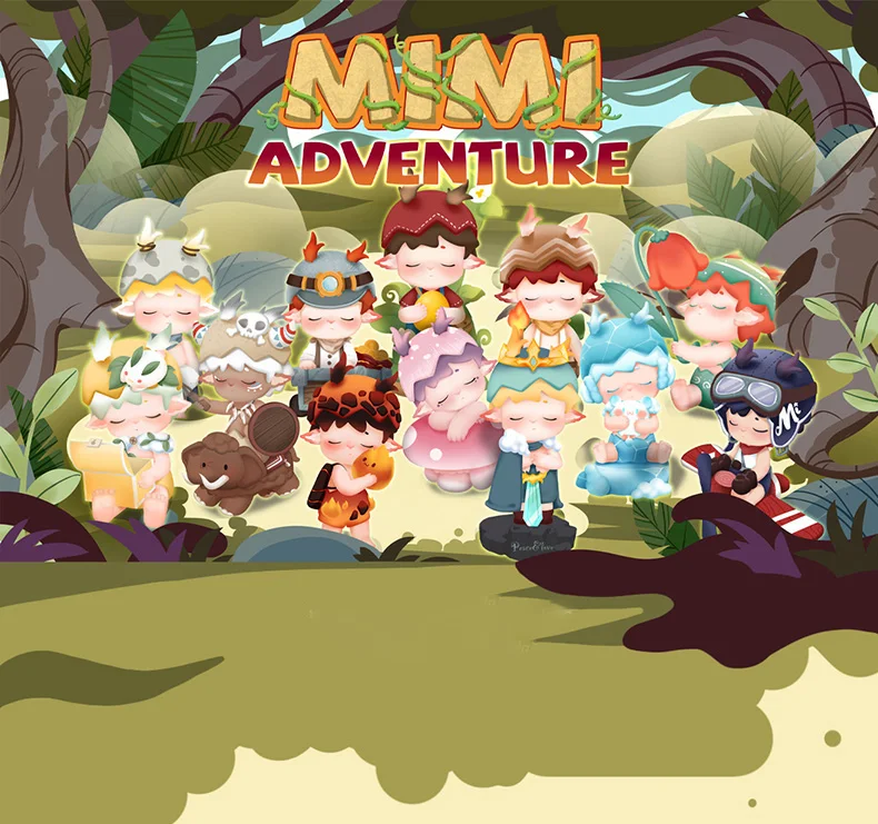 Super Hot MIMI ADVENTURE Blind Box Toy Caja Ciega Blind Bag Toy Girl Model Birthday Gift Mystery Box Fairy Garden Desk Decor