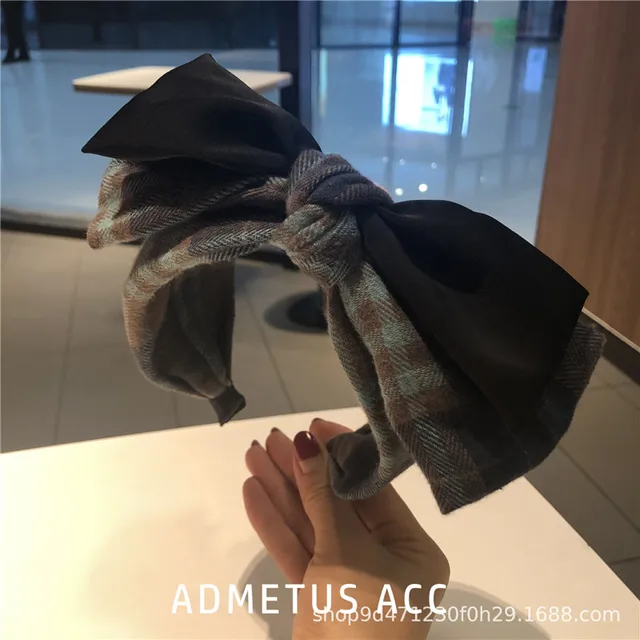 Floral Big Bow  Hairbands  For Women Korea Hair Accessories For Girls Hair Band Hair Bows  Hairband Headbands Red