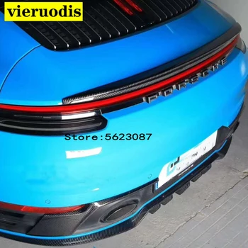 

2018 2019 2020 2021 Year For Porsche Carrera 992 SPOILER Car Styling Carbon Fiber Rear Lip Roof Spoiler Trunk Boot Wing