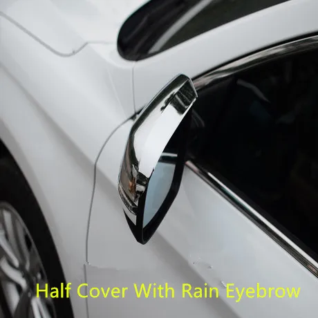 Защитное зеркало заднего вида Защитная крышка для Great Wall Haval H2 15 16 17 CCA047 - Цвет: Half Cover