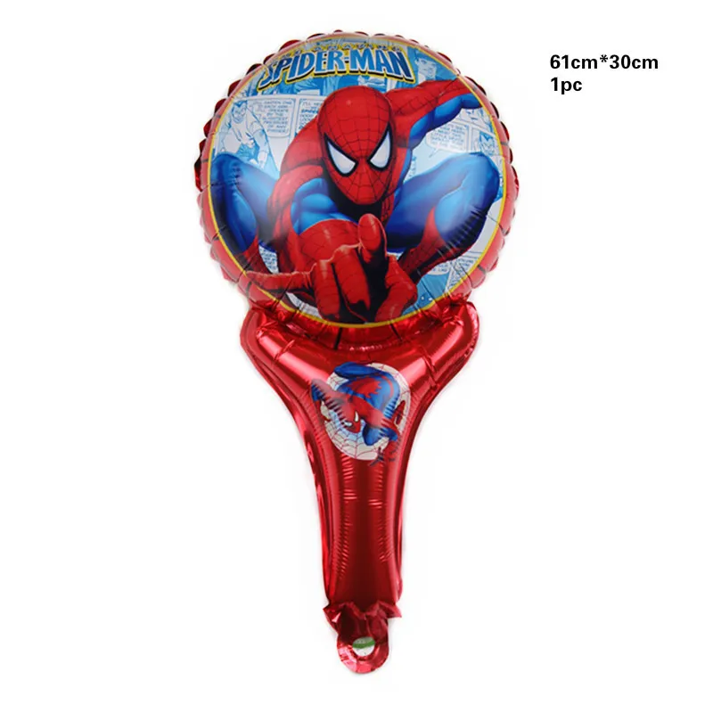 Balloon-A Новые бумажные соломинки тарелки чашка салфетка балон торт инструмент посуда набор детский душ на тему Человека-паука День Рождения украшения принадлежности - Цвет: Balloon-A