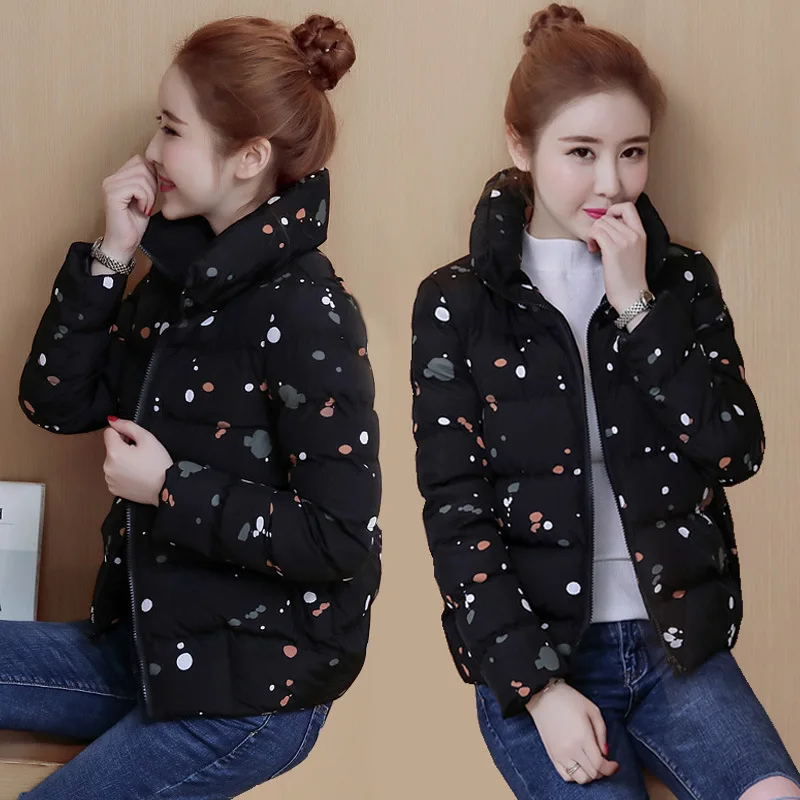 

Winter Short Cotton-padded Clothes 2018 Autumn And Winter New Style Korean-style Thick Versatile Slimming Cotton Coat Warm Small