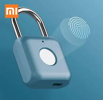 Xiaomi Kitty умный сенсорный дверной замок с отпечатком пальца USB зарядка бесключевая защита от кражи замок Mijia Дорожный Чехол ящик защитный замо...
