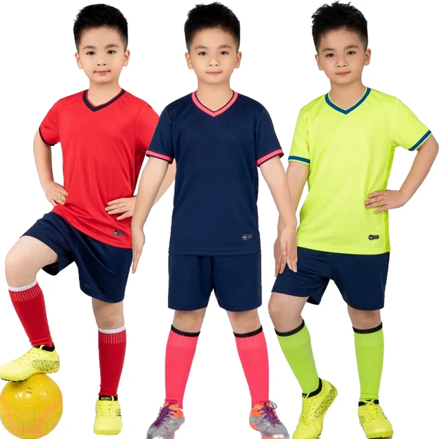 Conjunto de de fútbol para niños y niñas, ropa deportiva, uniformes de entrenamiento de fútbol para jóvenes, chándales, _ - AliExpress Mobile