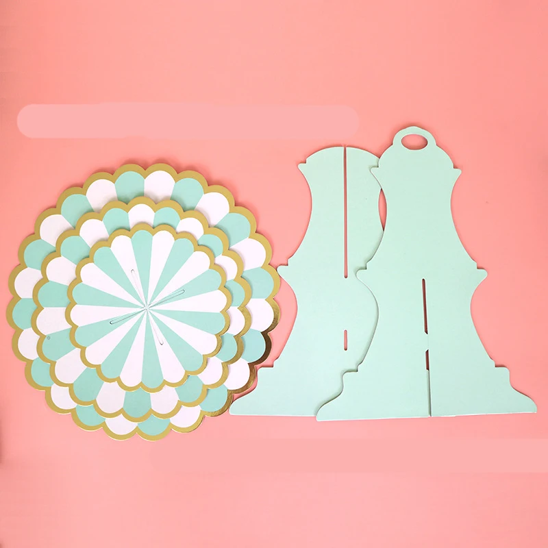 2 Porta Cupcakes 3 Livelli Con Stella - Torri In Cartone Per 12 Cupcake - Feste E Matrimoni - 4