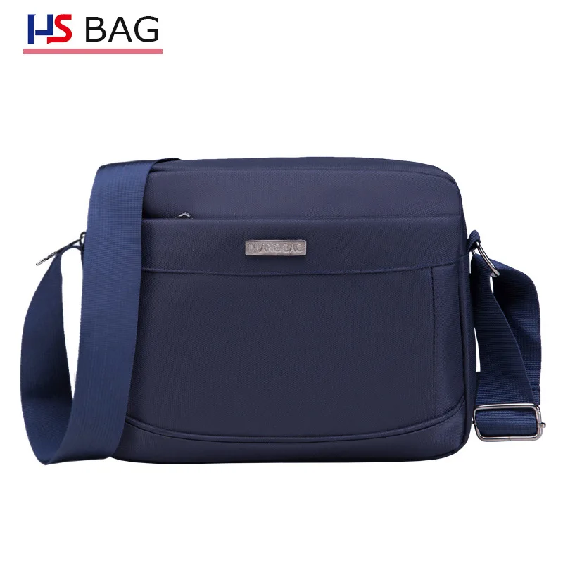

New Style Men Single-shoulder Bag Korean-style Waterproof Oxford Cloth Shoulder Bag Women's Simple Horizontal And Vertical-Backp