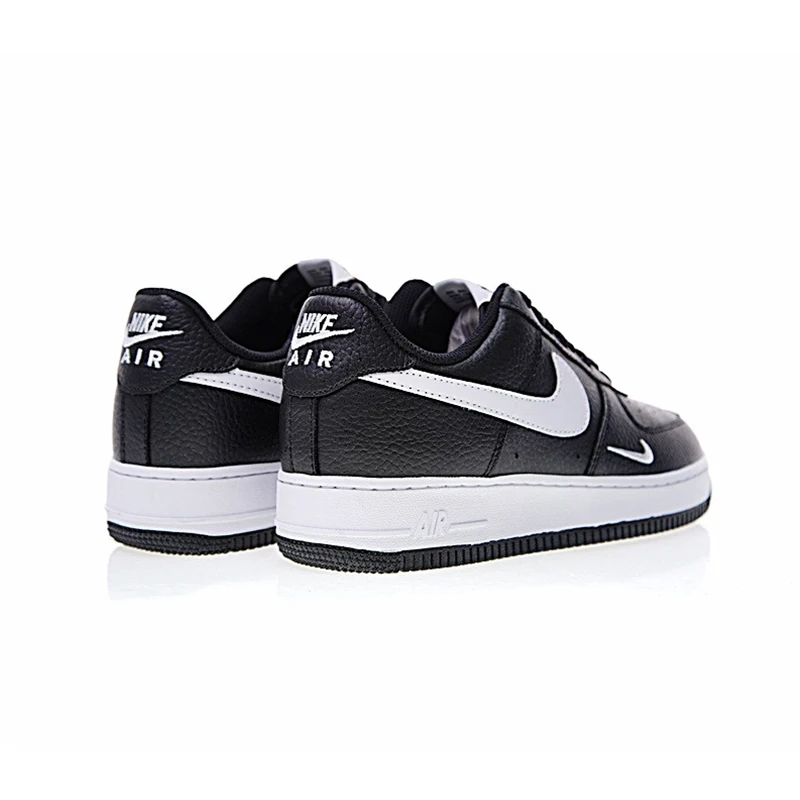 Оригинальные подлинные мужские кроссовки для скейтбординга от Nike Air Force 1 Mini Swoosh, дизайнерские спортивные кроссовки, новинка 820266-021