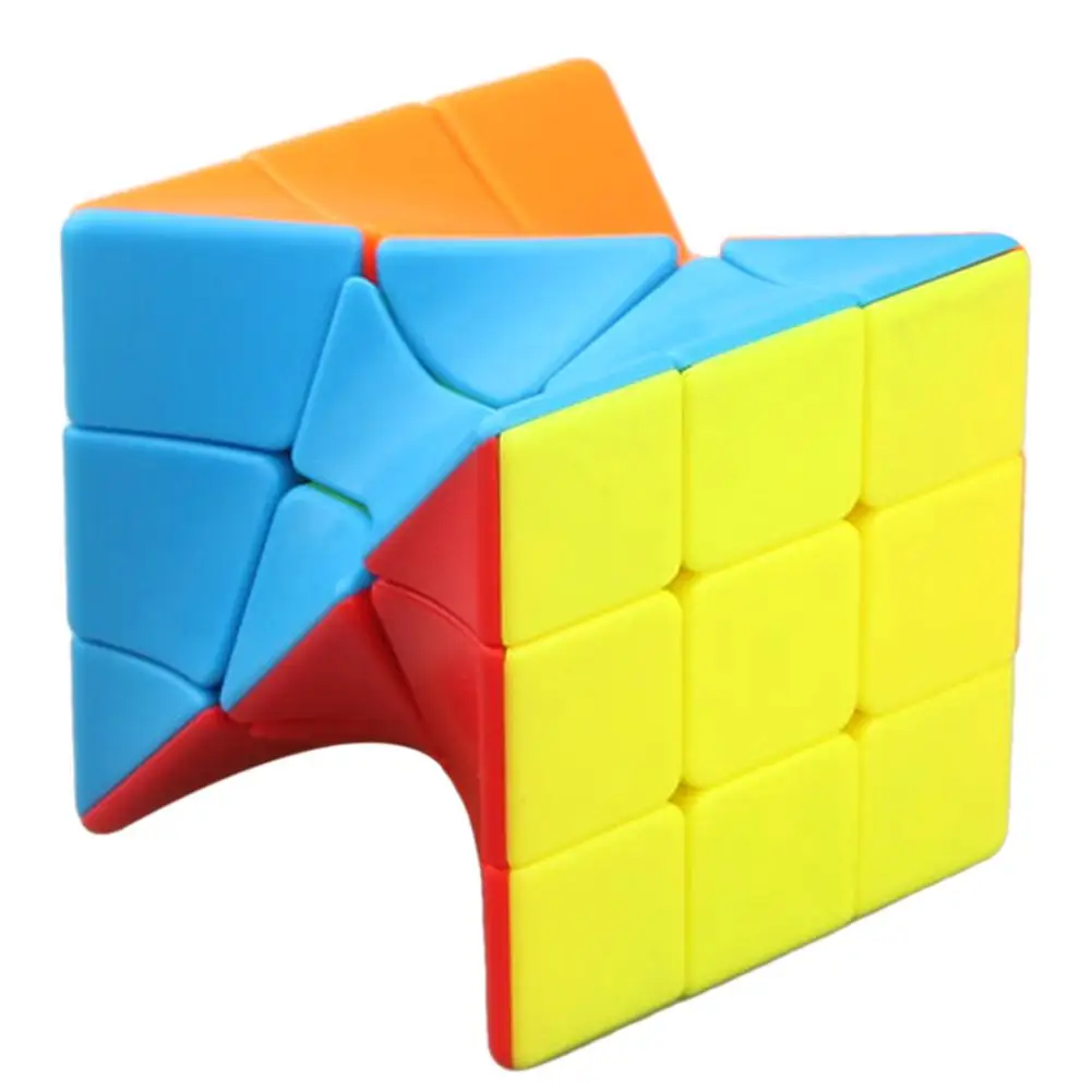 Новое поступление FanXin 3x3 Torsion магический куб красочный куб-головоломка обучающая игрушка-пазл игрушка для детей Challange-красочный