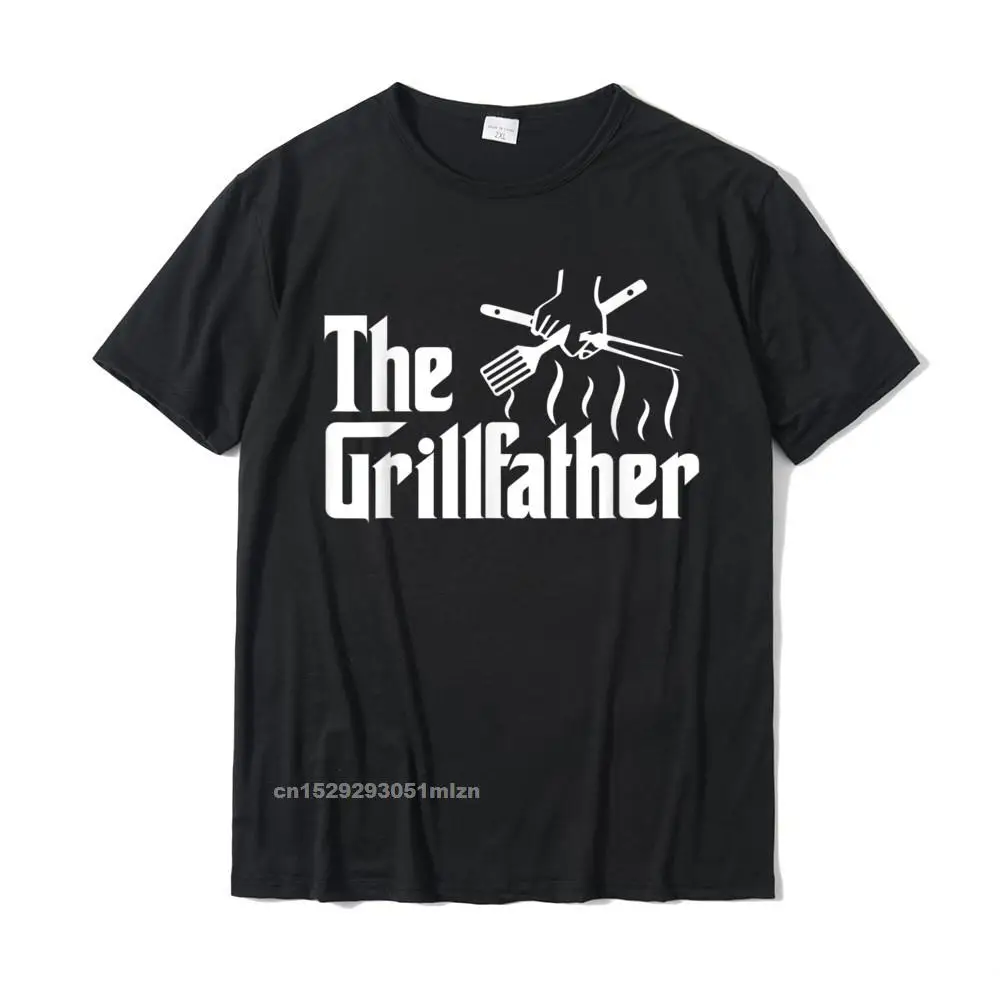 cosie Autumn Pure Cotton O-Neck Tops Tees Short Sleeve Normal T Shirt Fashion Customized T-Shirt Wholesale Mens Grillfather Tshirt Grill Shirts for Men__3066 black