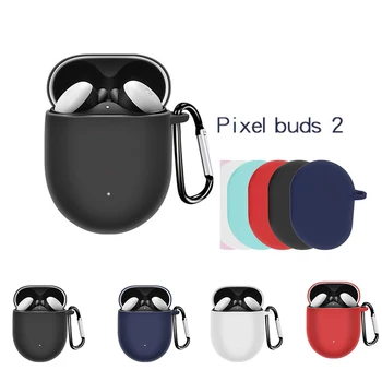 

For Google Pixel buds 2 Case Solid color headphone silicone Protection cases For Google Pixel buds2 earphone Protect cover funda