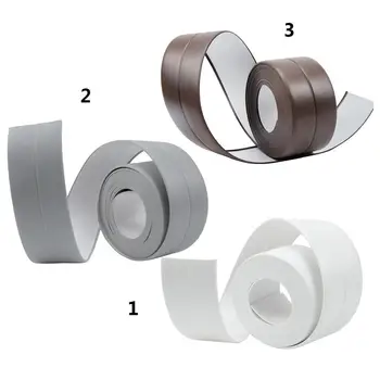 

Kitchen Waterproof Mildew Proof Corrosion Resistanc High Temperature Adhesive Tape Bathroom Toilet Wall Corner Sealing Sticker
