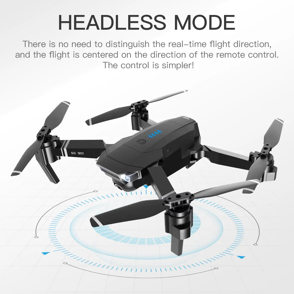 4K Drone Camera WiFi FPV RC Helicopter Optical Flow Positioning Drone Smart Follow Remote Control Foldable Quadcopter Aircraft