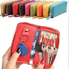 Женские и мужские держатели для ключей, органайзер для ключей, много цветов, модный однотонный кошелек для ключей, автомобильный брелок, ключница