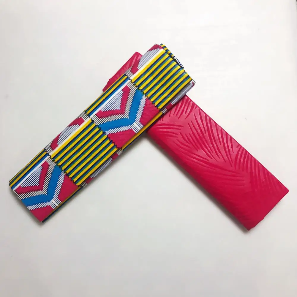 2+ 2 ярдов Chitenge Анкара ткань с принтом Полиэстер Гана Kente воск Африканский Kitenge печать восковая ткань для ткани AW30 - Цвет: 16