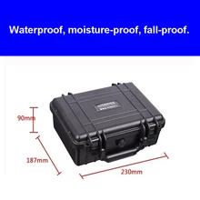 Высококачественный чехол для инструментов, влагонепроницаемый бокс, водонепроницаемая коробка, коробка безопасности, небольшая коробка безопасности, сейсмостойкая и компрессионная коробка
