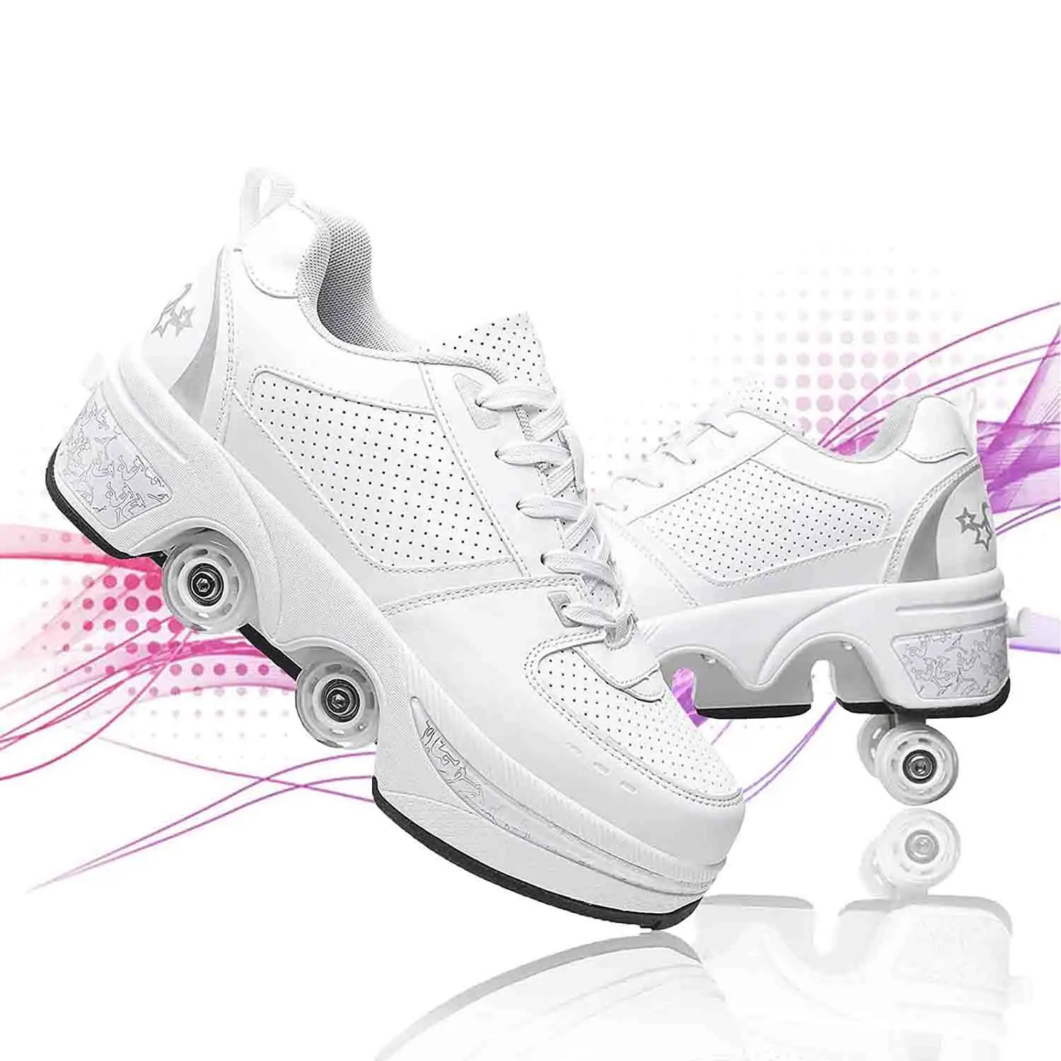 Unisex Deformation Roller Skates 