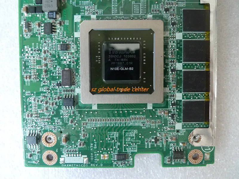 Kai-Full FX 2800M N10E-GLM-B2 видеокарта DDR3 1GB MXM 3,0 258MT для ноутбука Dell Precision M6400 M6500
