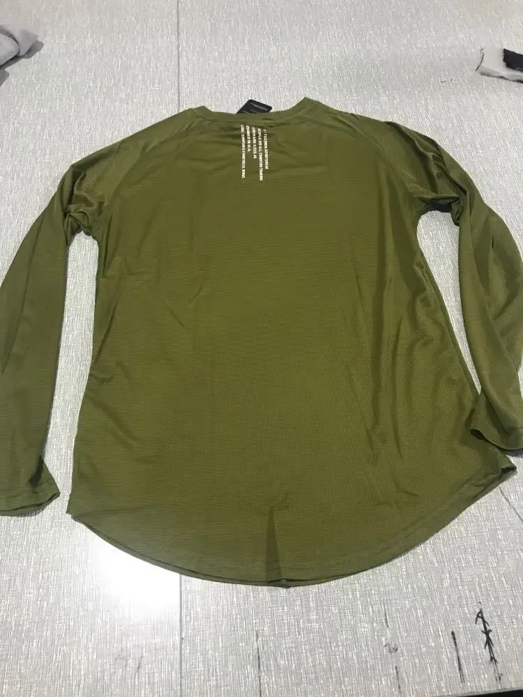 Muscle Fitness Brothers Autumn New Style Men Sports Casual Apparatus Exercise Running Quick-Dry Super Elastic Long-sleeved T-shi