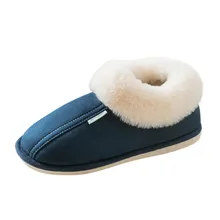 Зимняя мужская обувь Домашние тапочки нескользящая обувь для пар теплые ботинки средней высоты легкая хлопковая обувь buty meskie A40