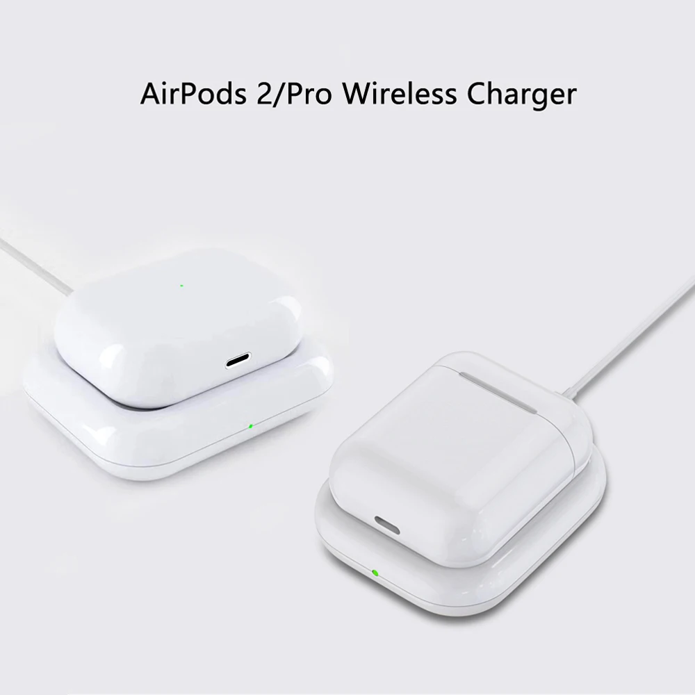 2 в 1 7,5 Вт QI Беспроводное зарядное устройство док-станция для Apple Airpods 2 AirPods Pro iPhone 8Plus X XS XR Xs 11 Pro Максимальная Зарядная база