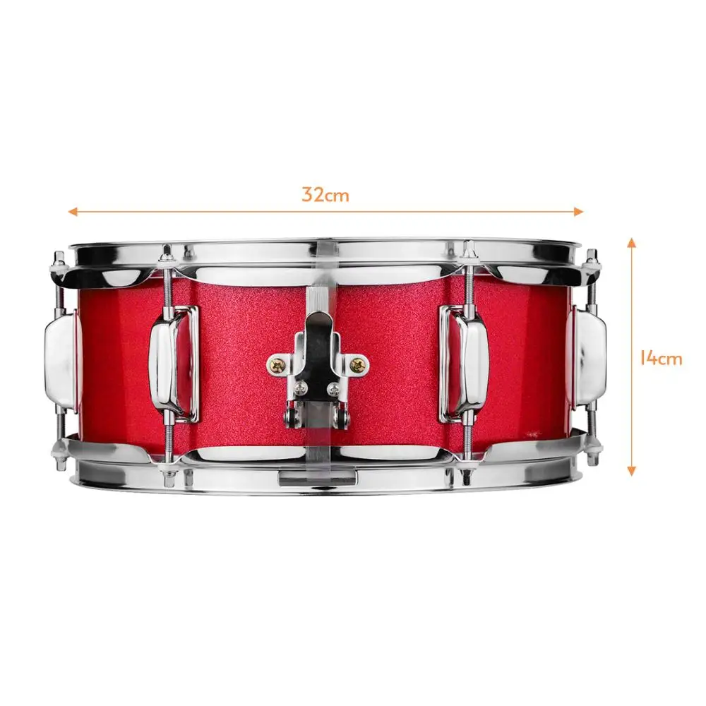 Musical Percussion Instruments Snare Drum Practice Pad 12inch Snare Drum Head with Drumsticks