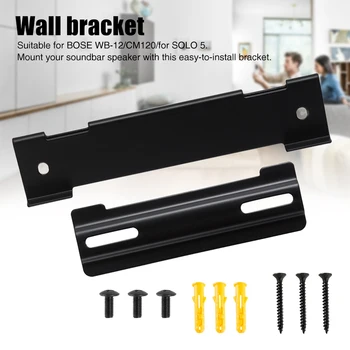 

Hanger Modern Waterproof With Screws Space Saving Easy Install Rack Wall Bracket Kit Holder Home Theater System For Bose WB-12