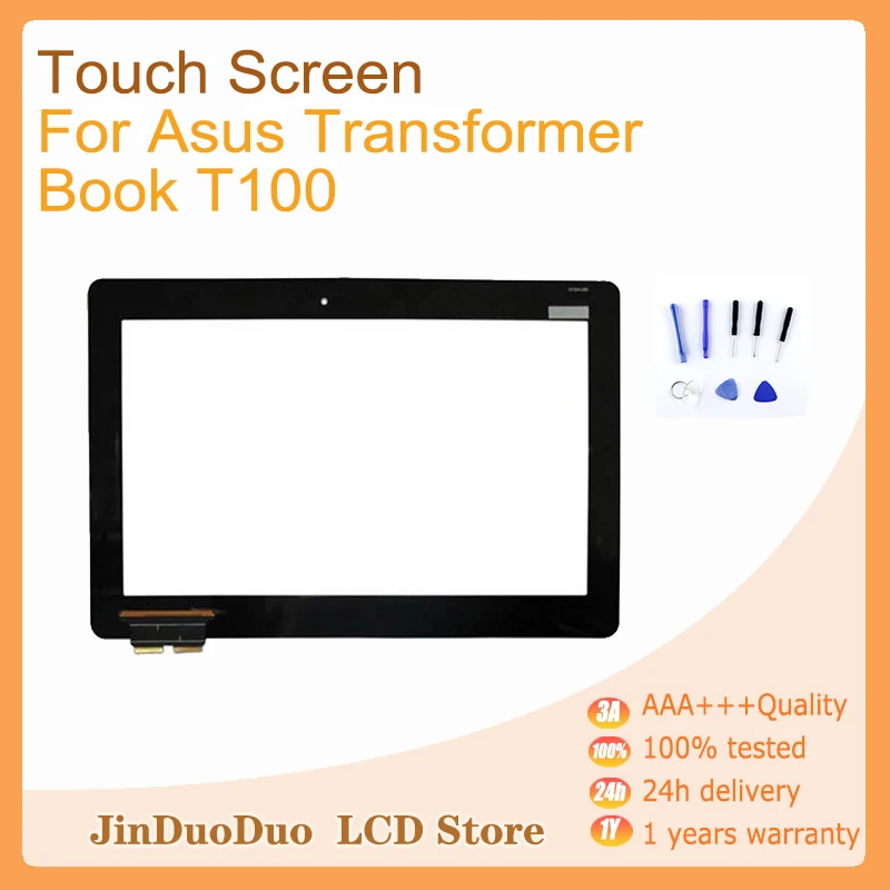 10.1 "Touch Per Asus Transformer Book T100Ta T100 5490N B101Xan02.0 Touch Screen Pannello Digitalizzatore In Vetro Sensore Lente In Vetro Anteriore