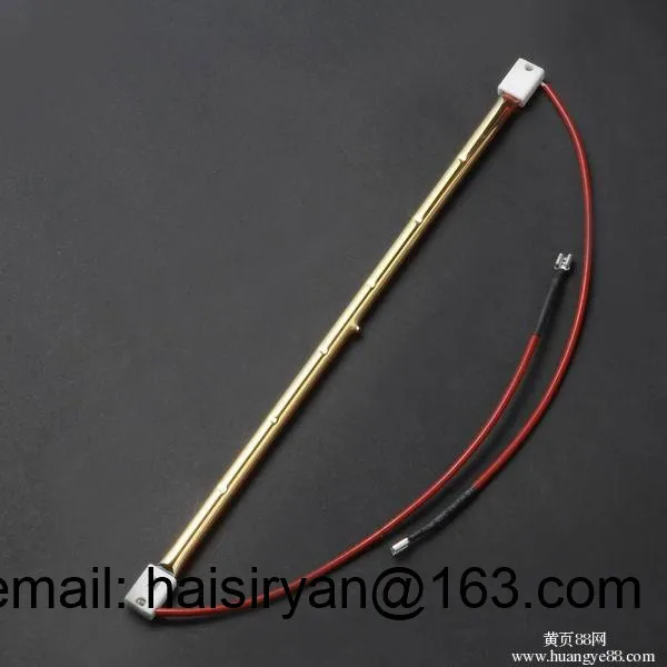 

Medium-short wave quartz tube halogen infrared heating lamp 220V