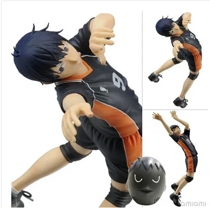 Аниме № 10 kageyama tobio/№ 9 Хината Shoyo Волейбол ПВХ фигурка Коллекционная модель куклы Brinquedos игрушки подарок