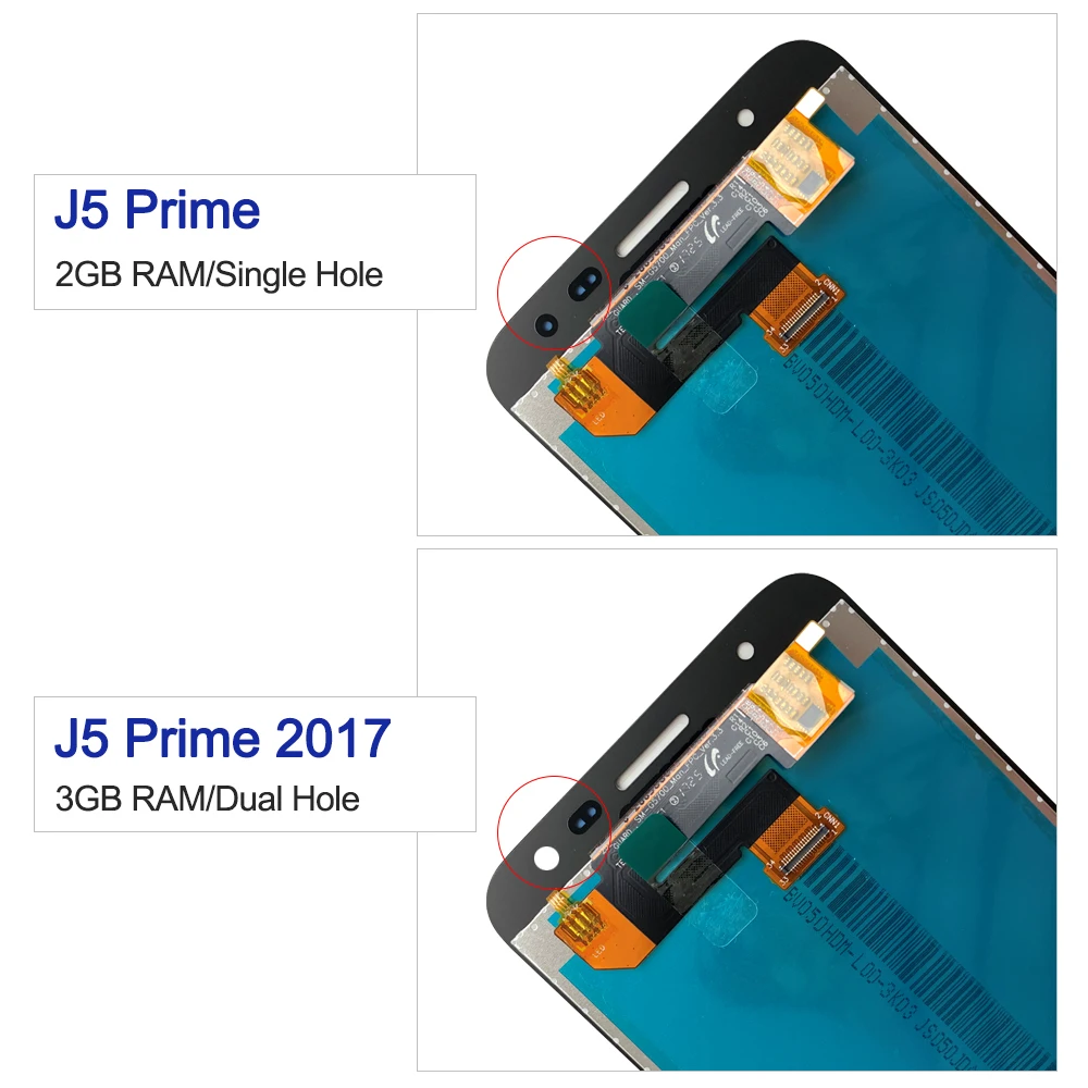 Оригинальный дисплей для Samsung J5 Prime G570 G570F G570M G570Y 2017 G571F ЖК с сенсорным экраном в