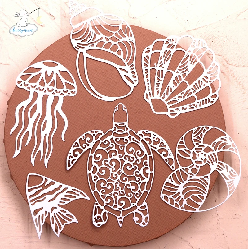 Bunnymoon 2020 New Arrival Marine life Metal Cutting Dies Embossing Scrapbooking Stencil Craft Cut Dies For DIY Card Handmade|Cutting Dies| - AliExpress