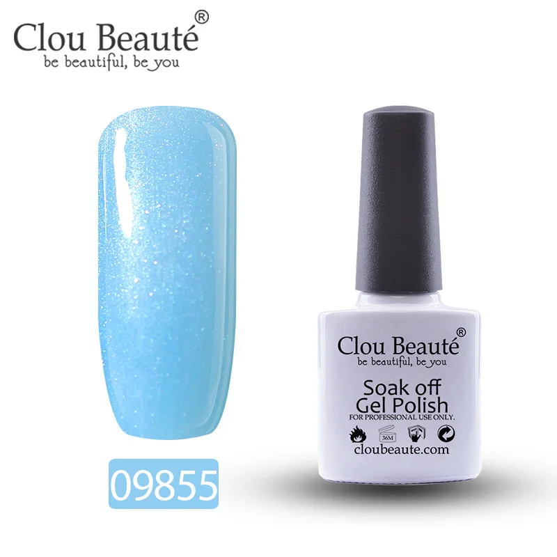 09855 Clou Beaute 79 цветов Гель-лак для ногтей Маникюрный УФ СВЕТОДИОДНЫЙ Цветной Гель-лак UV Vernis Полупостоянный гель лак для ногтей гель-краска - Цвет: 09855