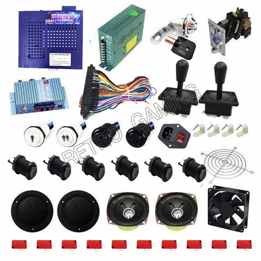 HAPP Аркадная игра эльф 412 в 1 вертикальные классические мульти игры, JAMMA PCB DIY Набор для коктейля аркадная машина Монета операторская игра Cabniet - Цвет: HAPP