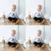 Newborn Baby Long-sleeved Baby Rompers My First Birthday Letter Print Girls Boys Clothes Baby Boy Birthday Party Clothes 0-24M ► Photo 1/6