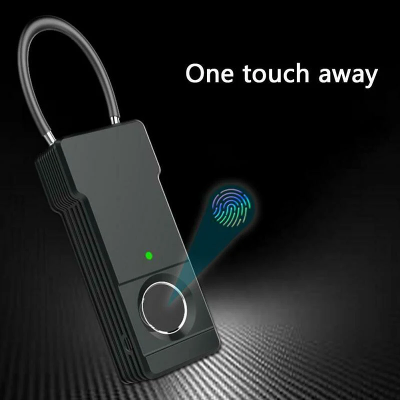 Padlock | Smart Fingerprint Biometric Doorlock For Door Box Bag Waterproof New